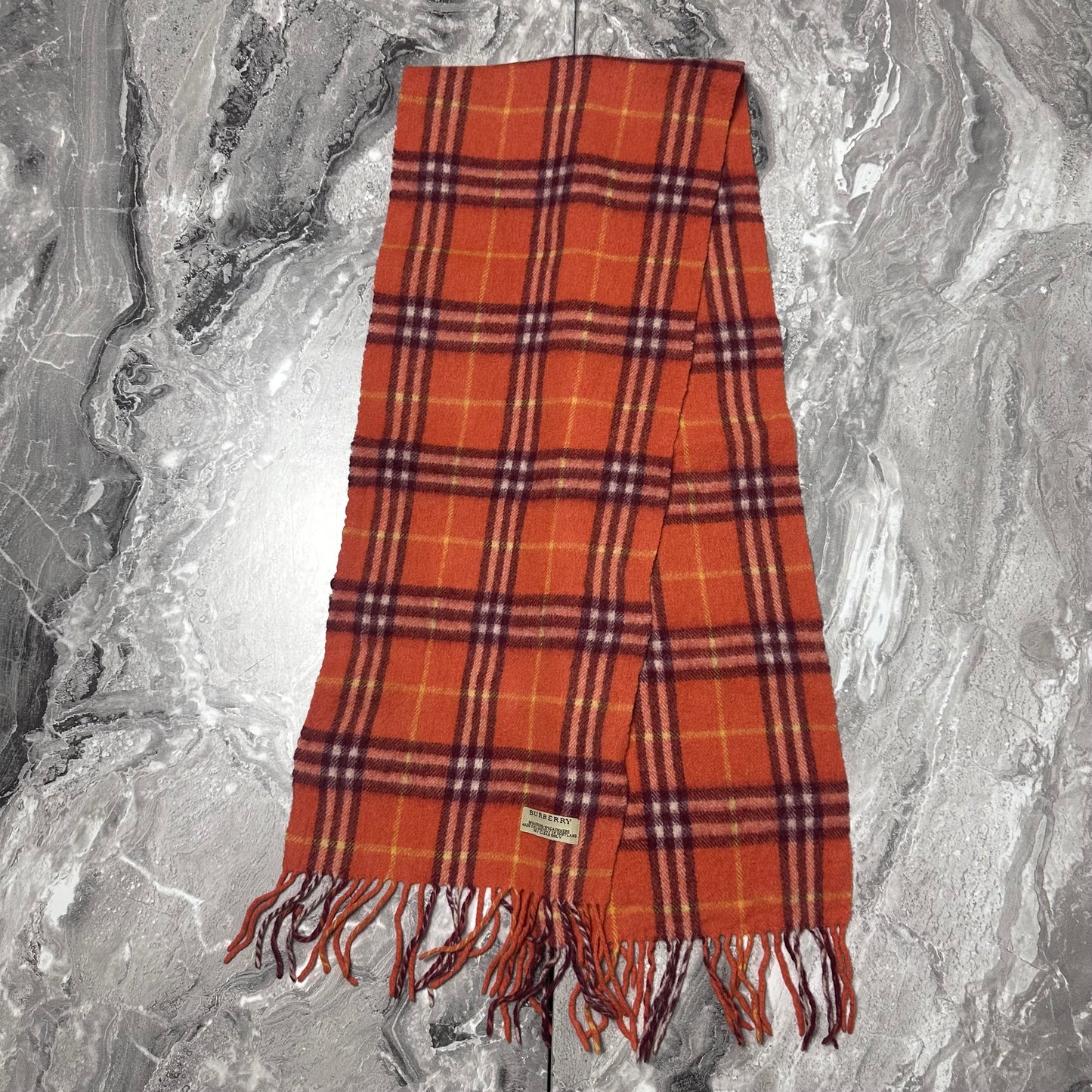 Écharpe Burberry Orange