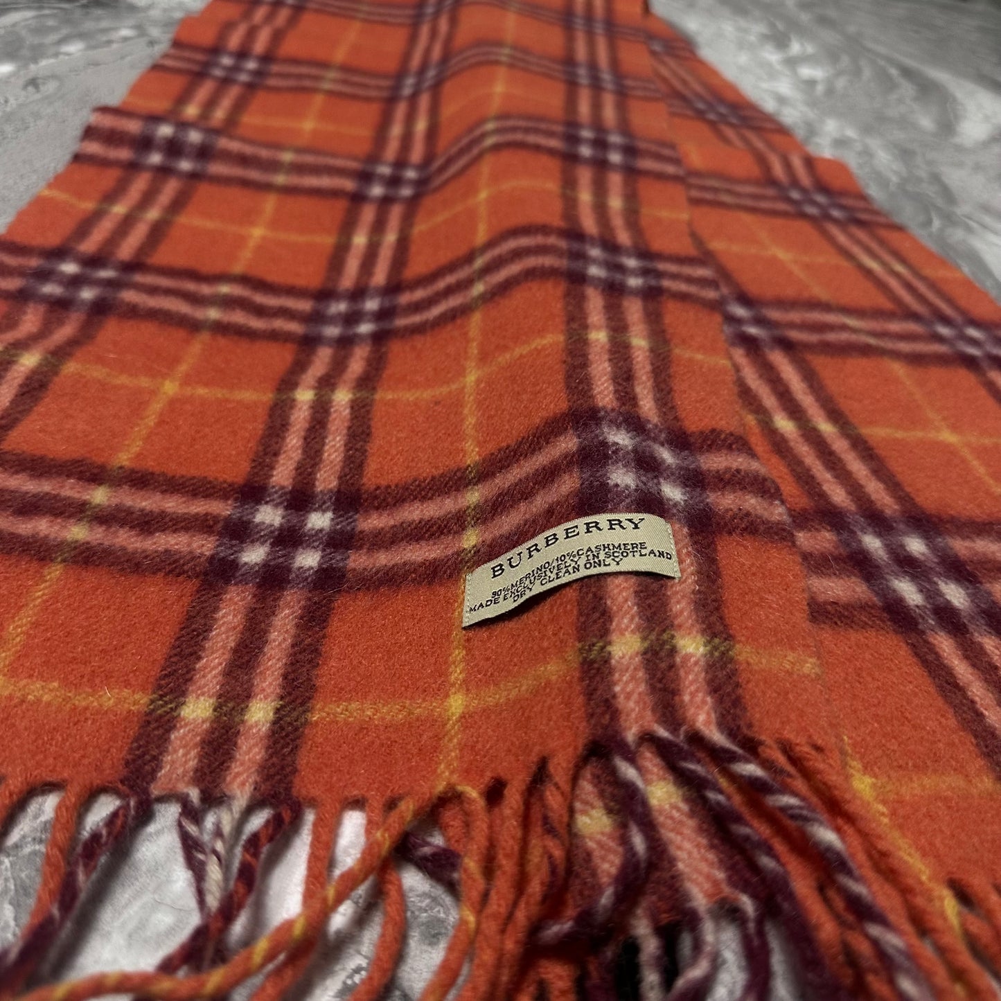 Écharpe Burberry Orange