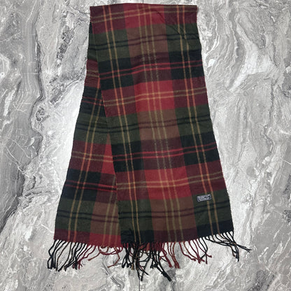 Écharpe Burberry Bordeaux / Vert