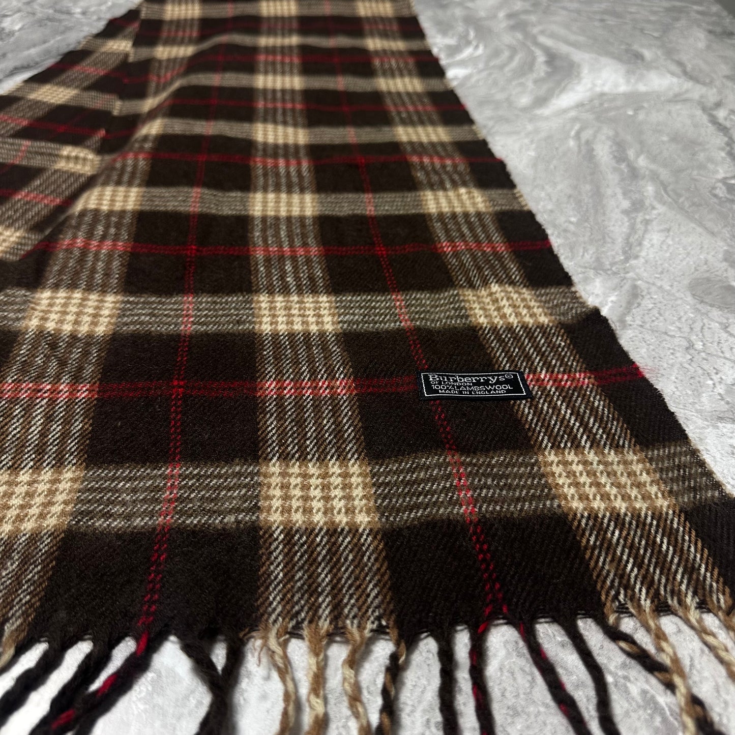 Écharpe Burberry Marron