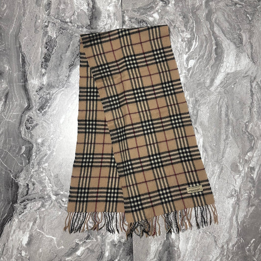 Beigefarbener Burberry-Schal