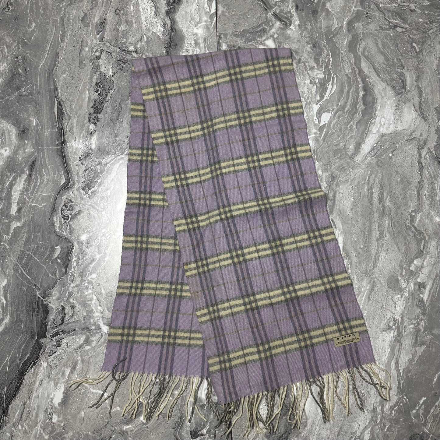 Écharpe Burberry Violet Pastel