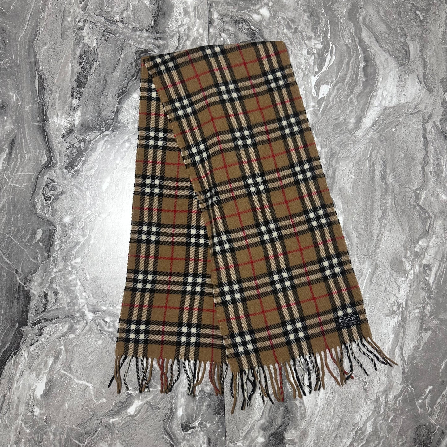 Écharpe Burberry Beige Camel