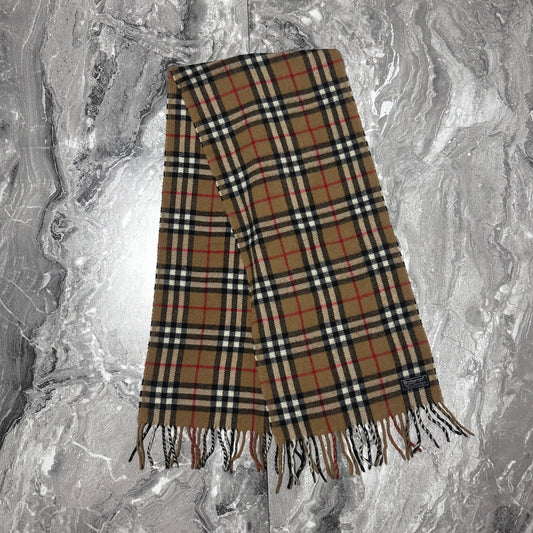 Burberry Schal in Kamelbeige