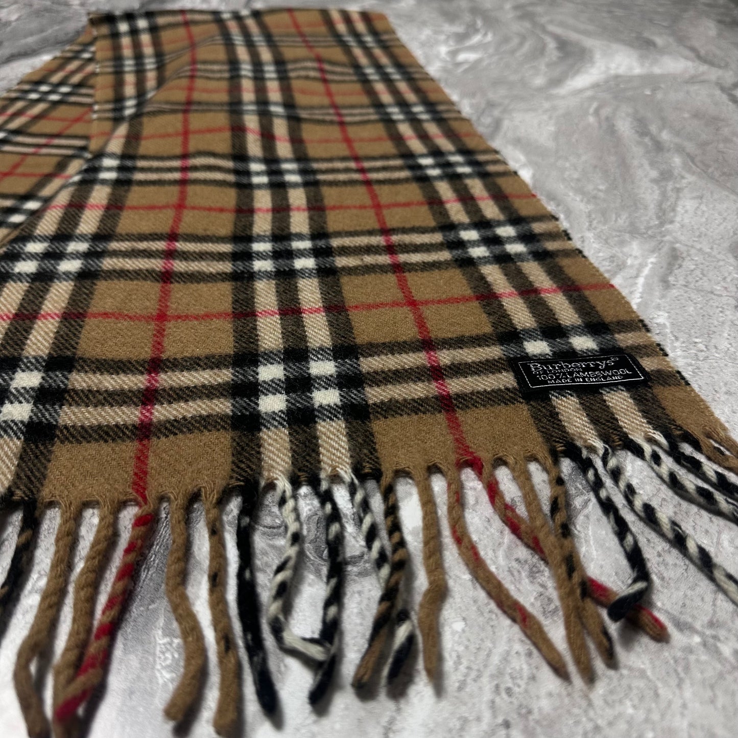 Écharpe Burberry Beige Camel