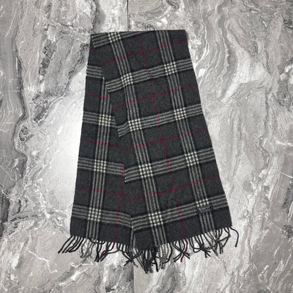 Écharpe Burberry Gris Anthracite