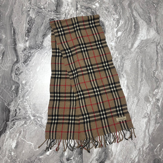 Écharpe Burberry Beige Classique