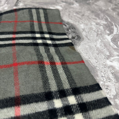Écharpe Burberrys Grise Tartan