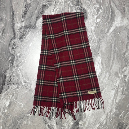 Écharpe Burberry Rouge