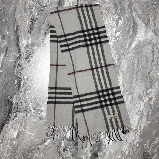 Écharpe Burberry Gris Clair