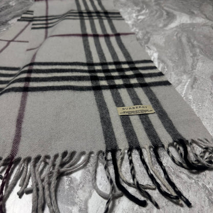 Écharpe Burberry Gris Clair