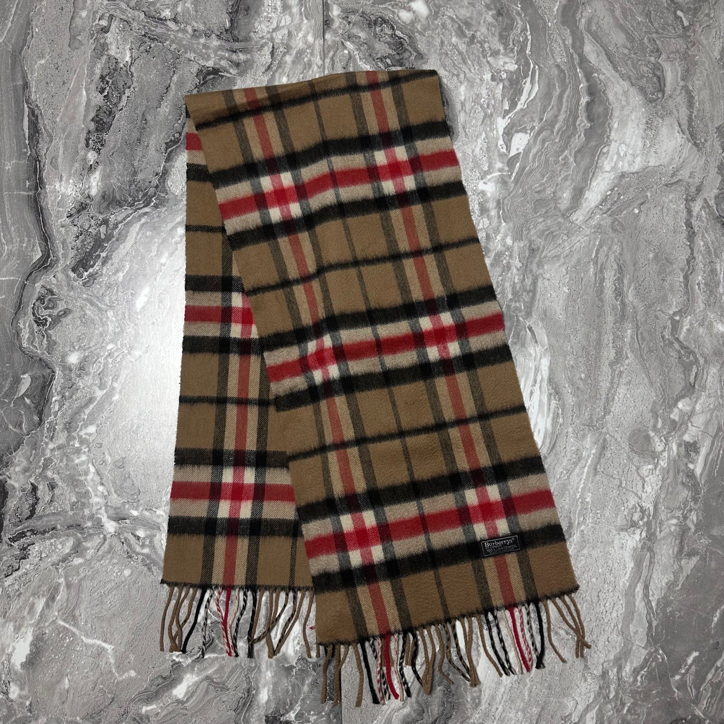 Écharpe Burberry Beige Camel