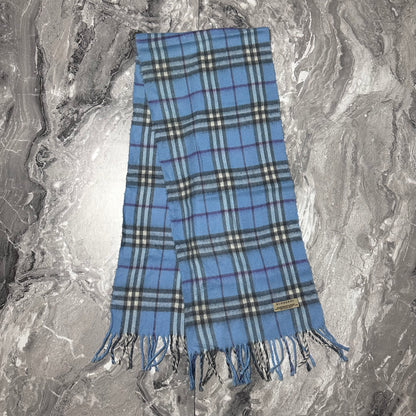 Écharpe Burberry Bleu Ciel