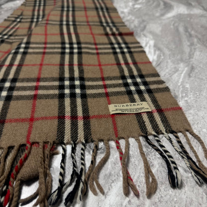 Écharpe Burberry Beige Classique