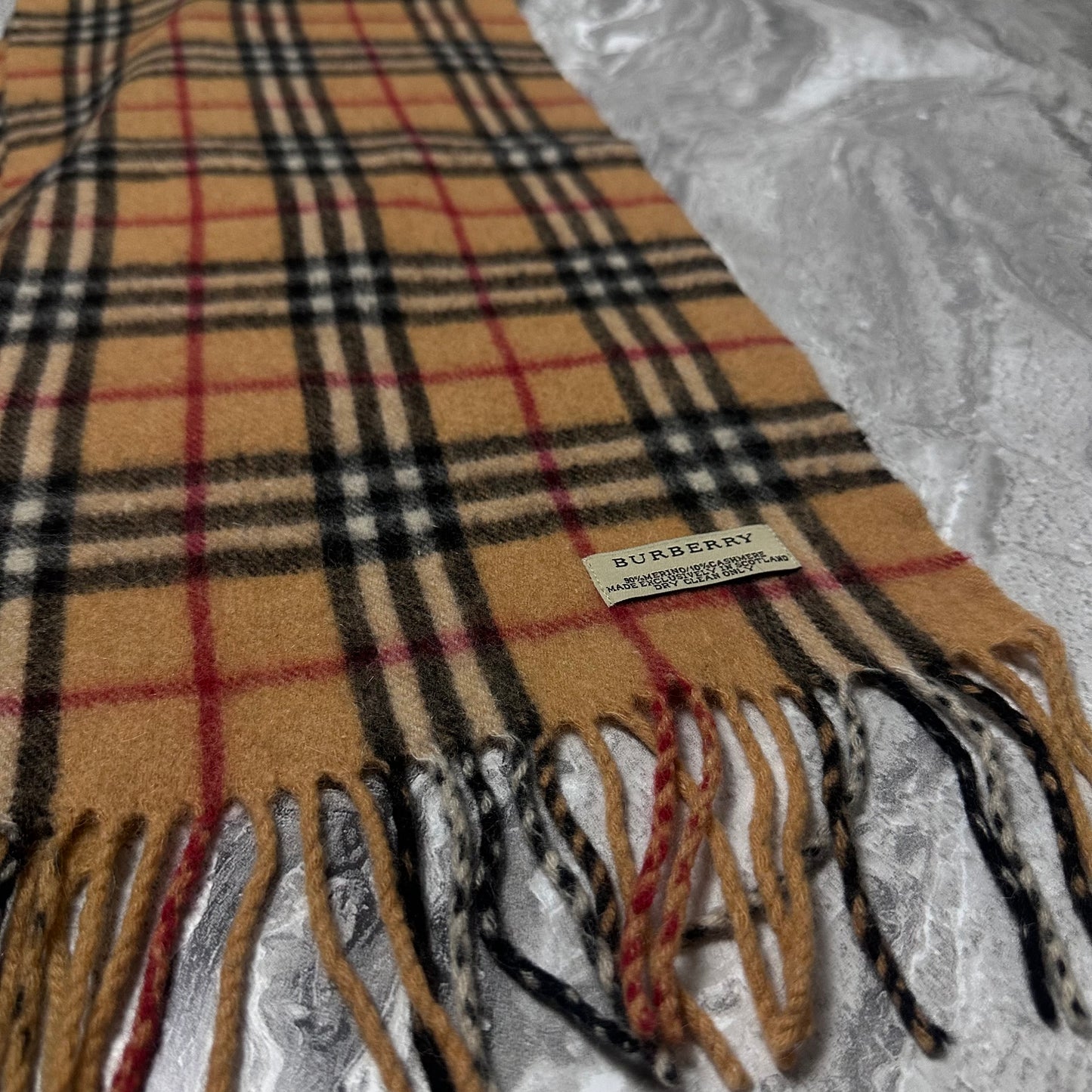 Écharpe Burberry Camel