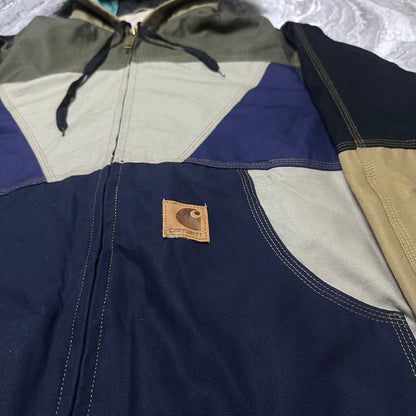 Carhartt Patchwork-Jacke – Größe L