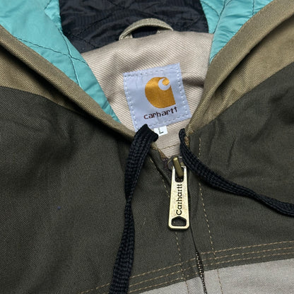 Carhartt Patchwork-Jacke – Größe L
