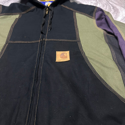 Carhartt Patchwork-Jacke – Größe L