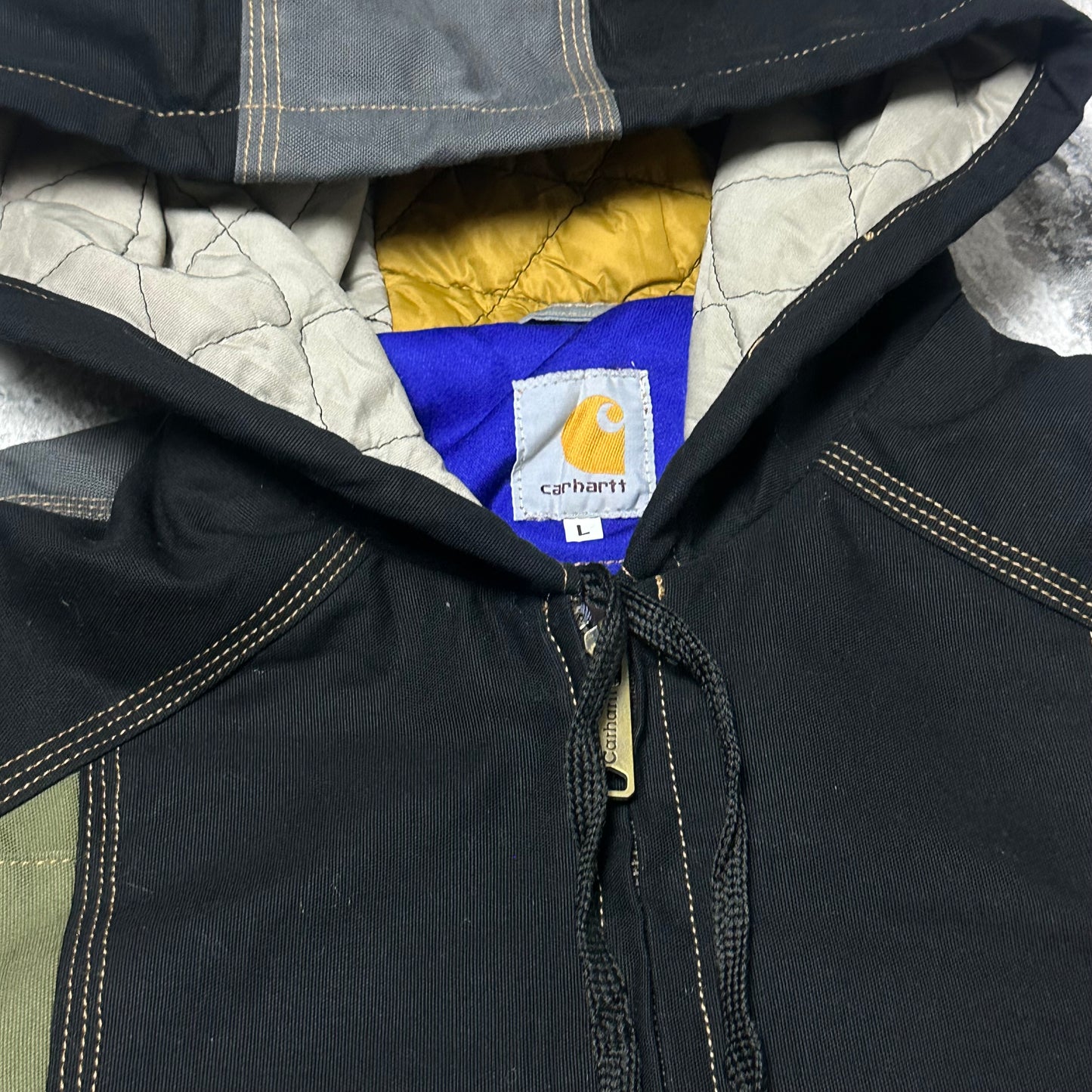 Veste Carhartt patché rework – Taille L