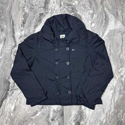 Lacoste Marineblaue Jacke – Damengröße S