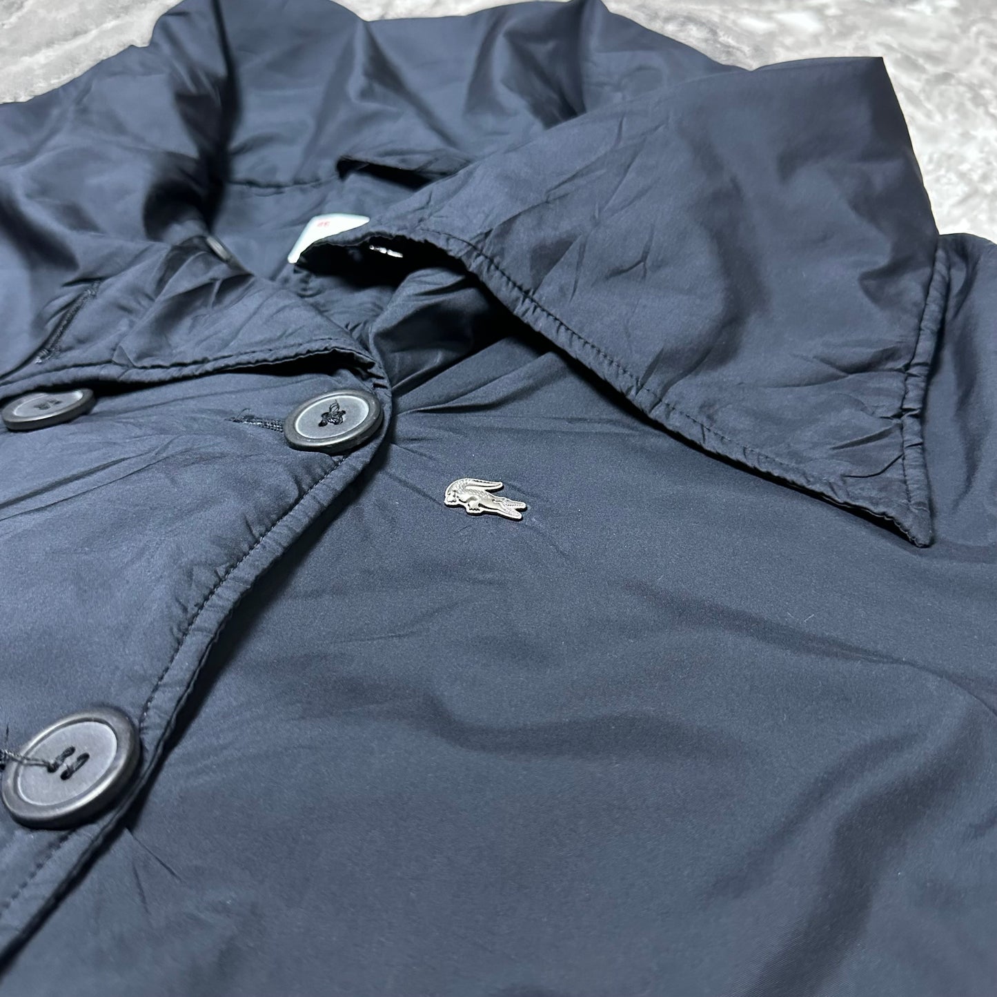Lacoste Marineblaue Jacke – Damengröße S
