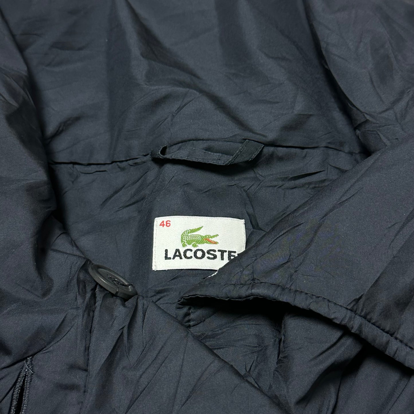 Lacoste Marineblaue Jacke – Damengröße S
