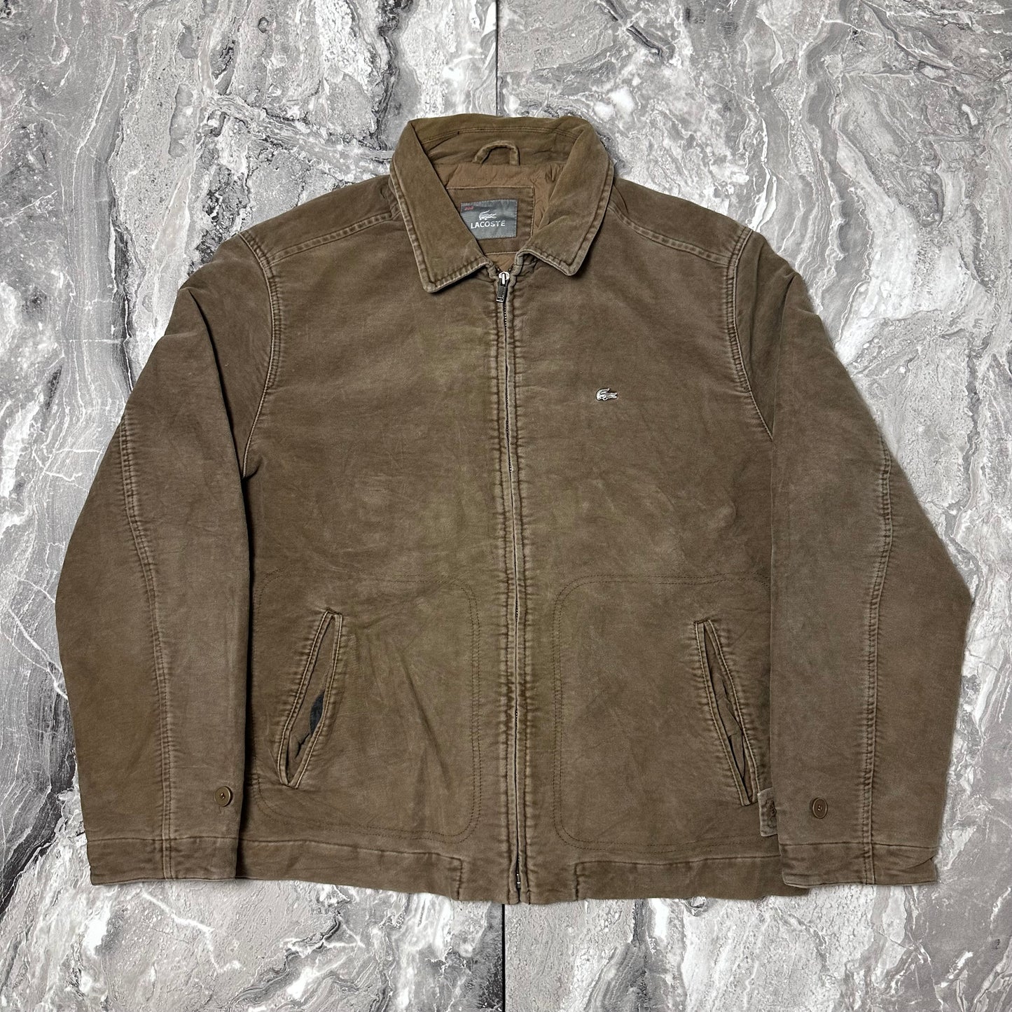 Veste Lacoste marron – Taille XL