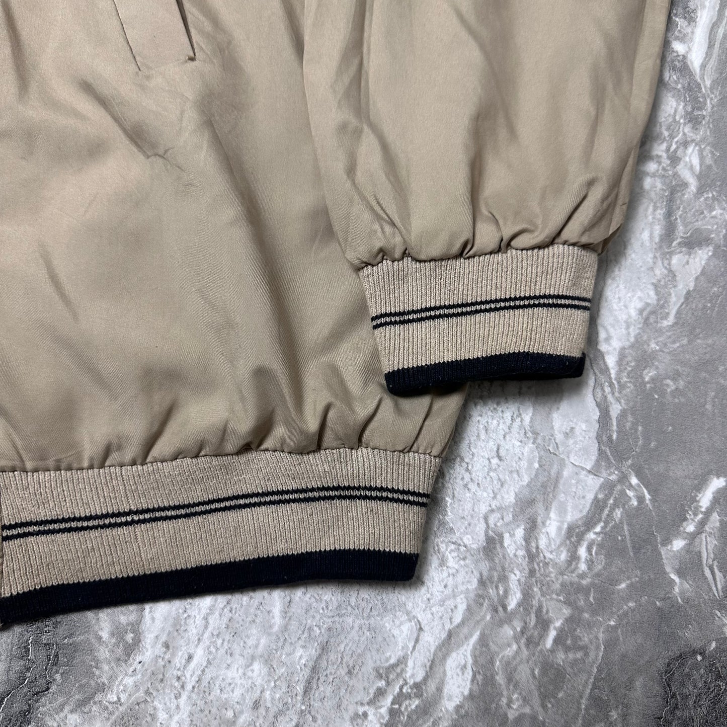 Veste Lacoste Réversible Beige/Marine – Taille XL