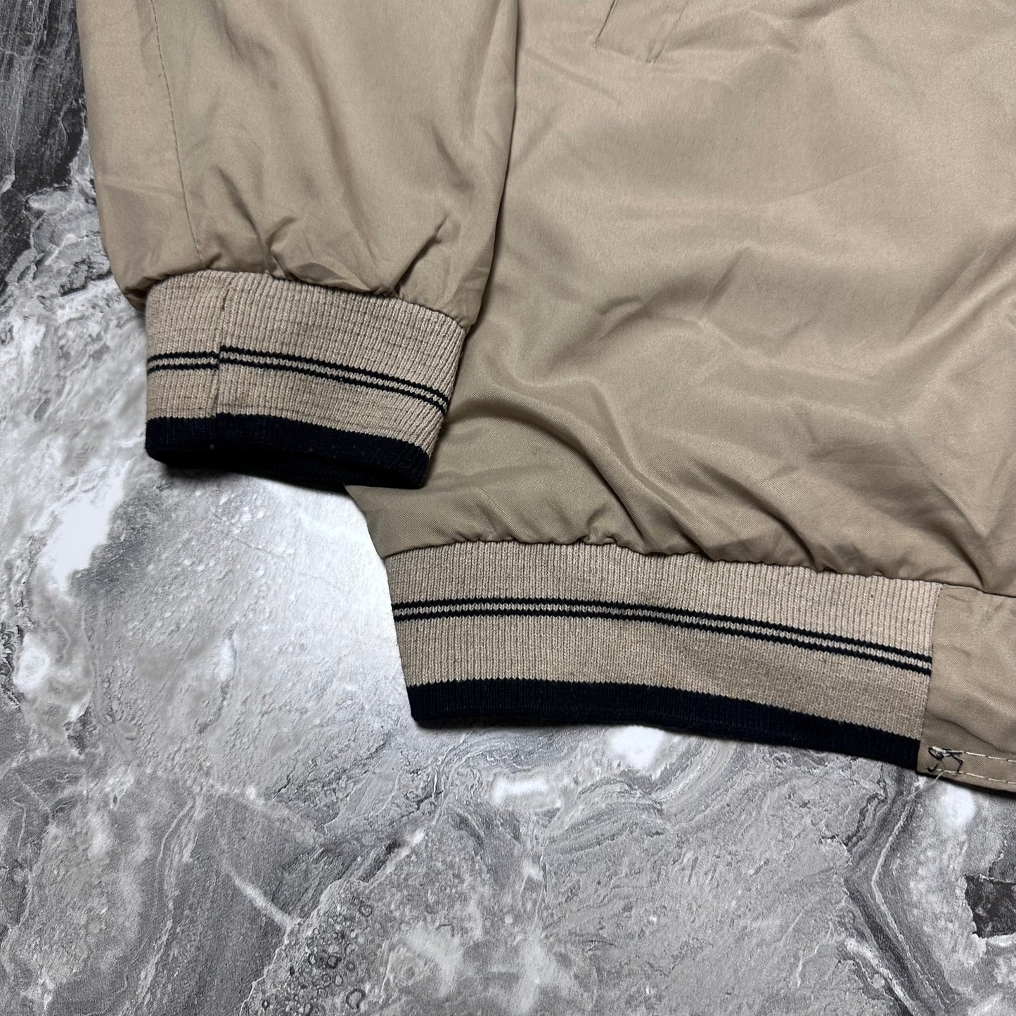 Veste Lacoste Réversible Beige/Marine – Taille XL