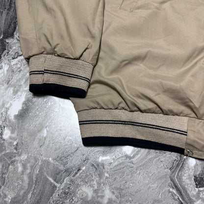 Lacoste Wendejacke Beige/Marineblau – Größe XL