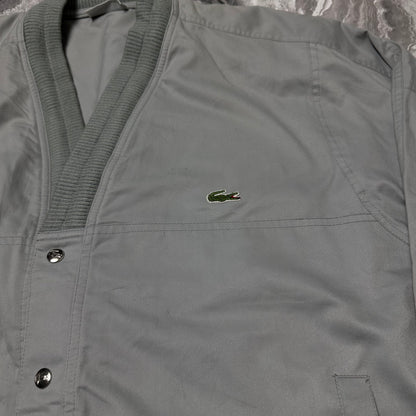 Hellgraue Lacoste-Jacke – Größe L