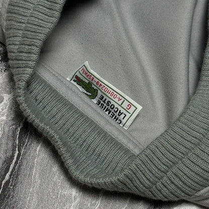 Hellgraue Lacoste-Jacke – Größe L
