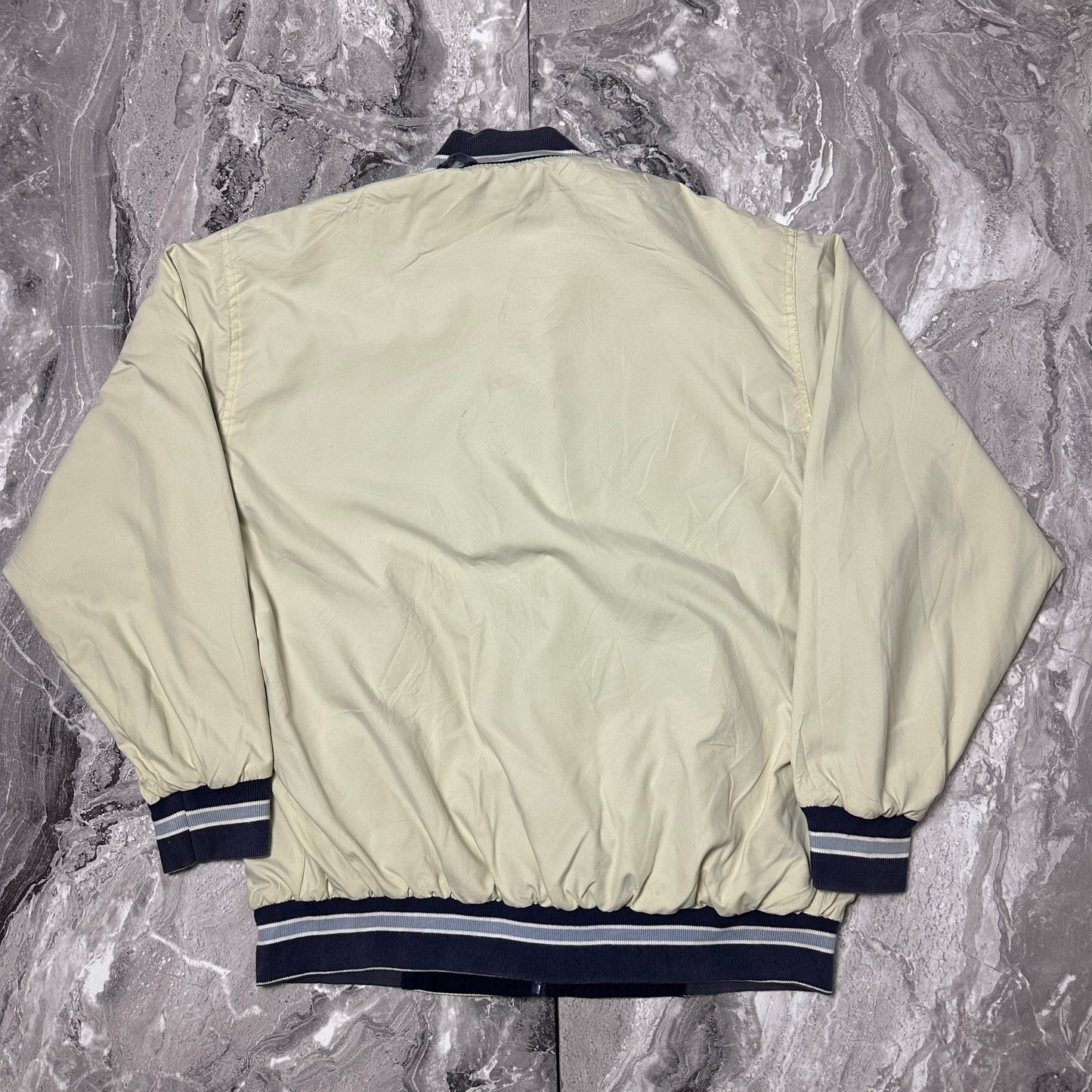 Veste Lacoste Réversible Beige / Marine – Taille L