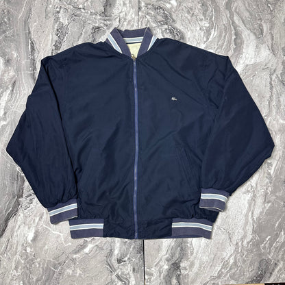 Veste Lacoste Réversible Beige / Marine – Taille L