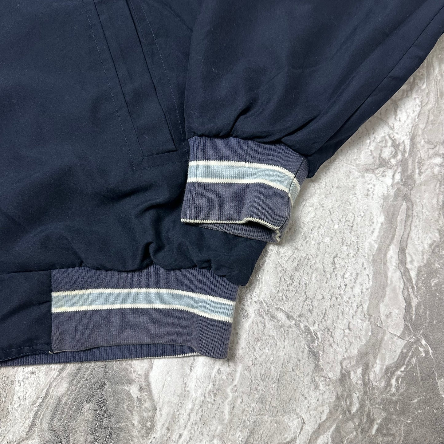 Veste Lacoste Réversible Beige / Marine – Taille L