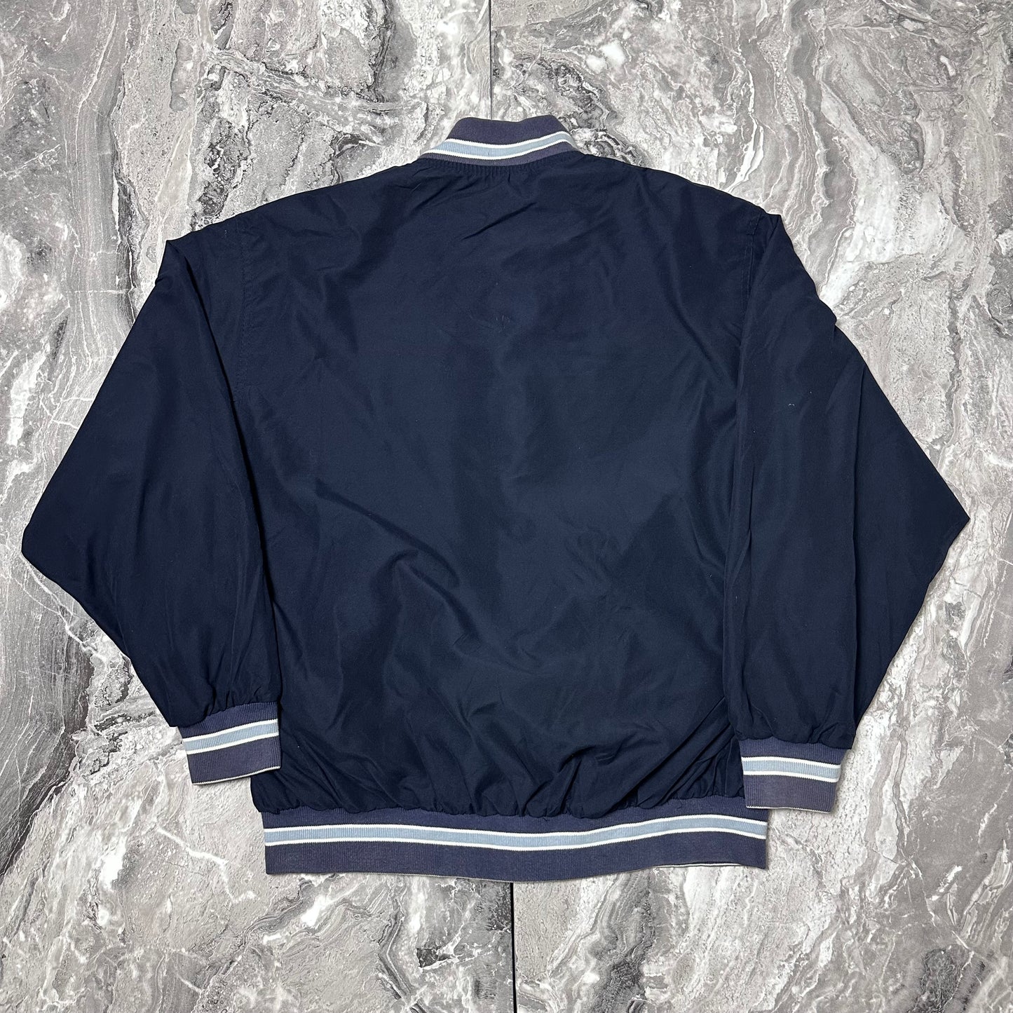 Veste Lacoste Réversible Beige / Marine – Taille L