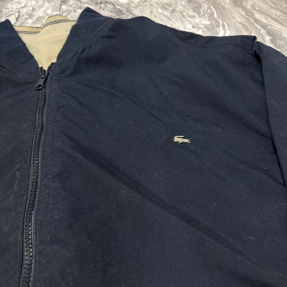 Veste Lacoste Réversible Beige / Noir – Taille XL