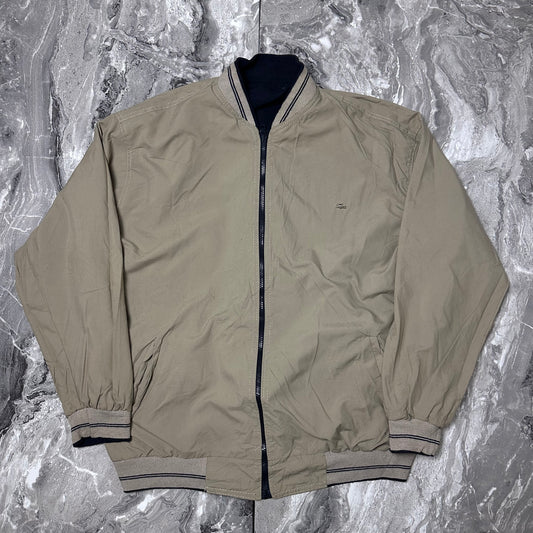 Lacoste Wendejacke Beige/Schwarz – Größe XL