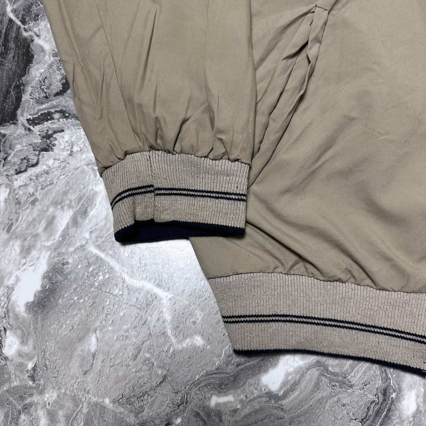 Veste Lacoste Réversible Beige / Noir – Taille XL