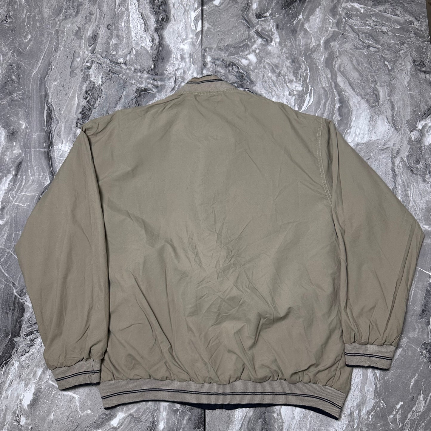 Veste Lacoste Réversible Beige / Noir – Taille XL