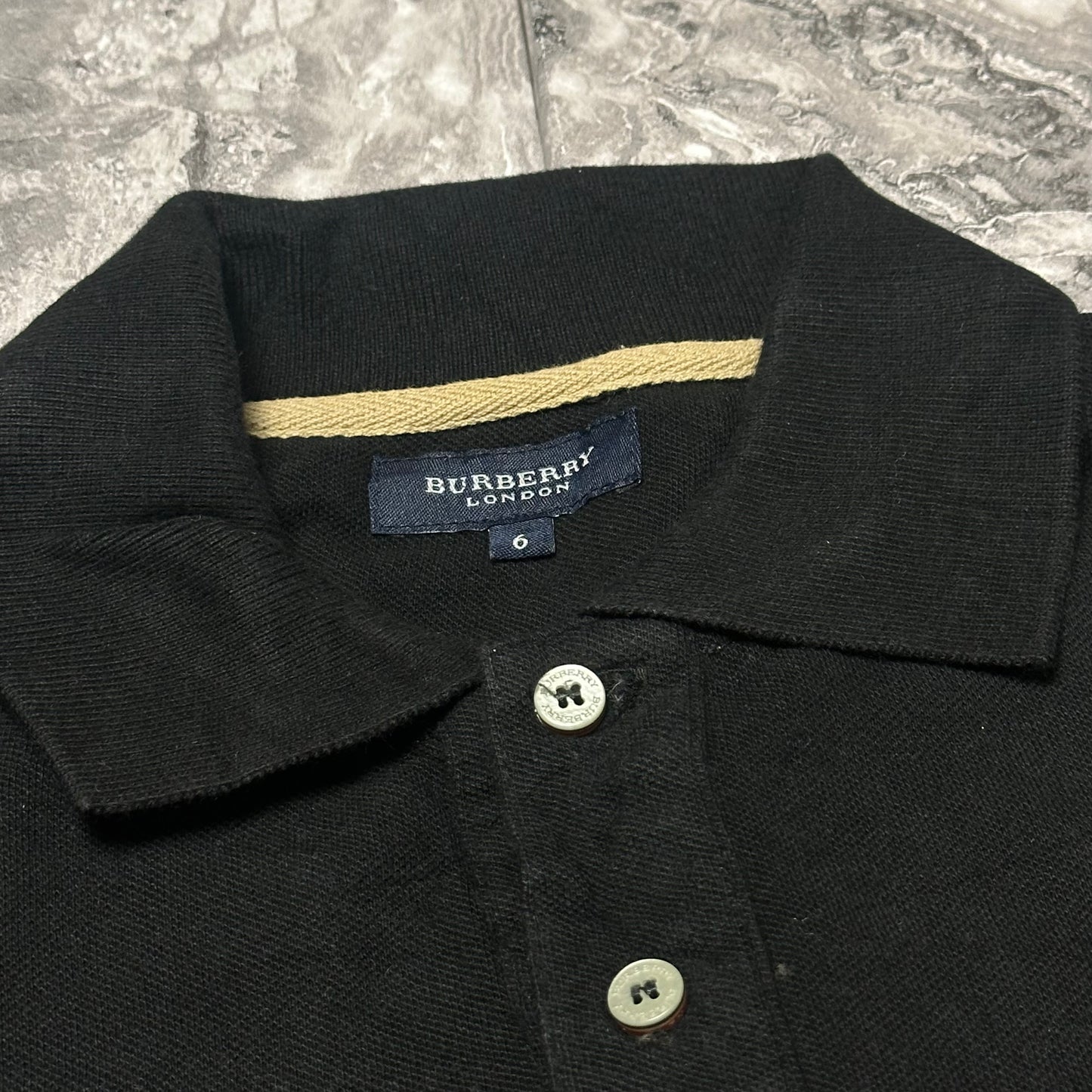 Langärmliges Poloshirt von Burberry – Größe M