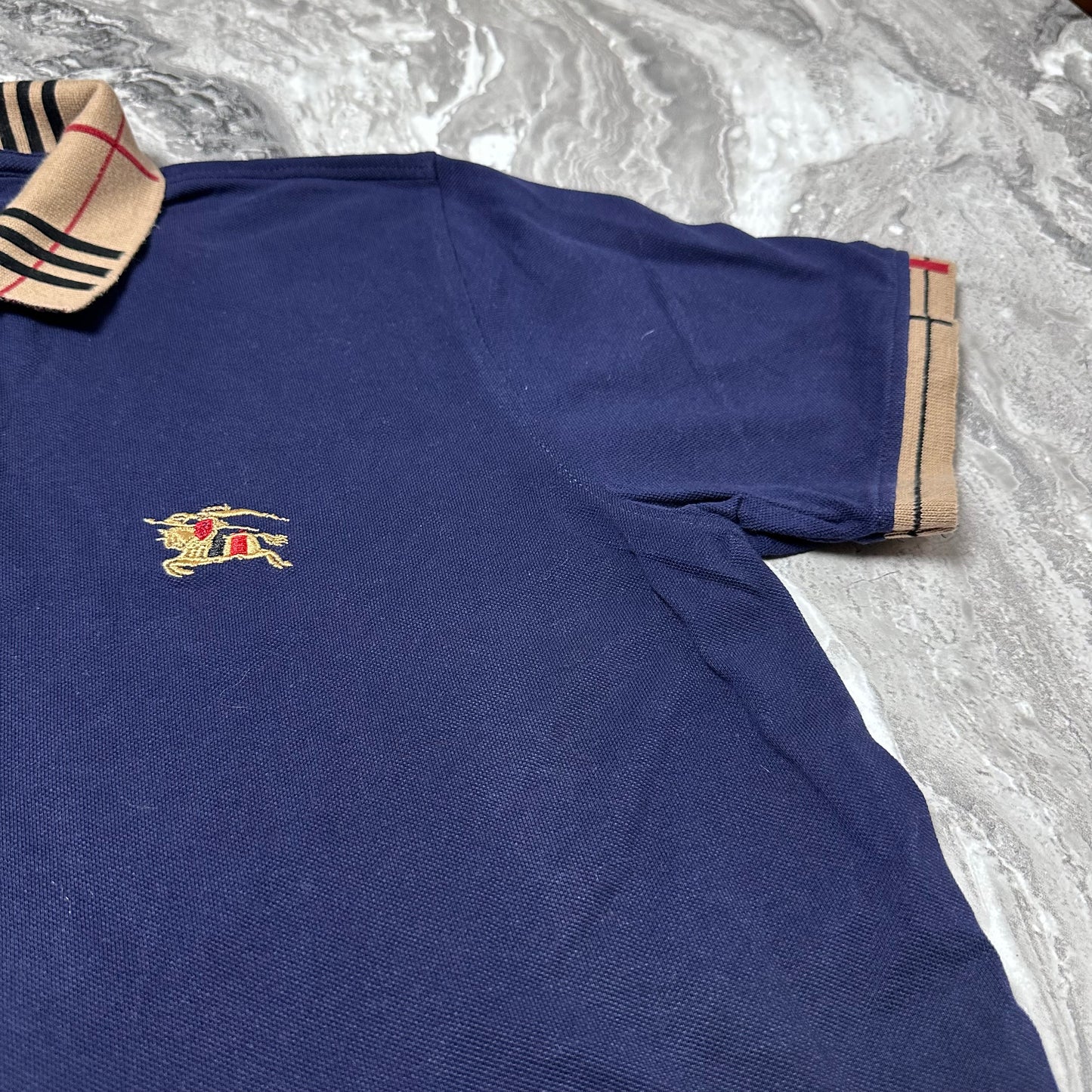 Polo Burberry motif Nova Check – Taille L