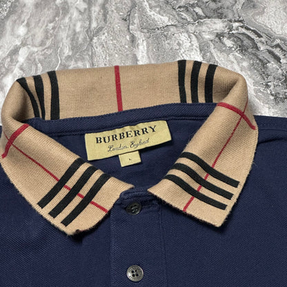 Polo Burberry motif Nova Check – Taille L