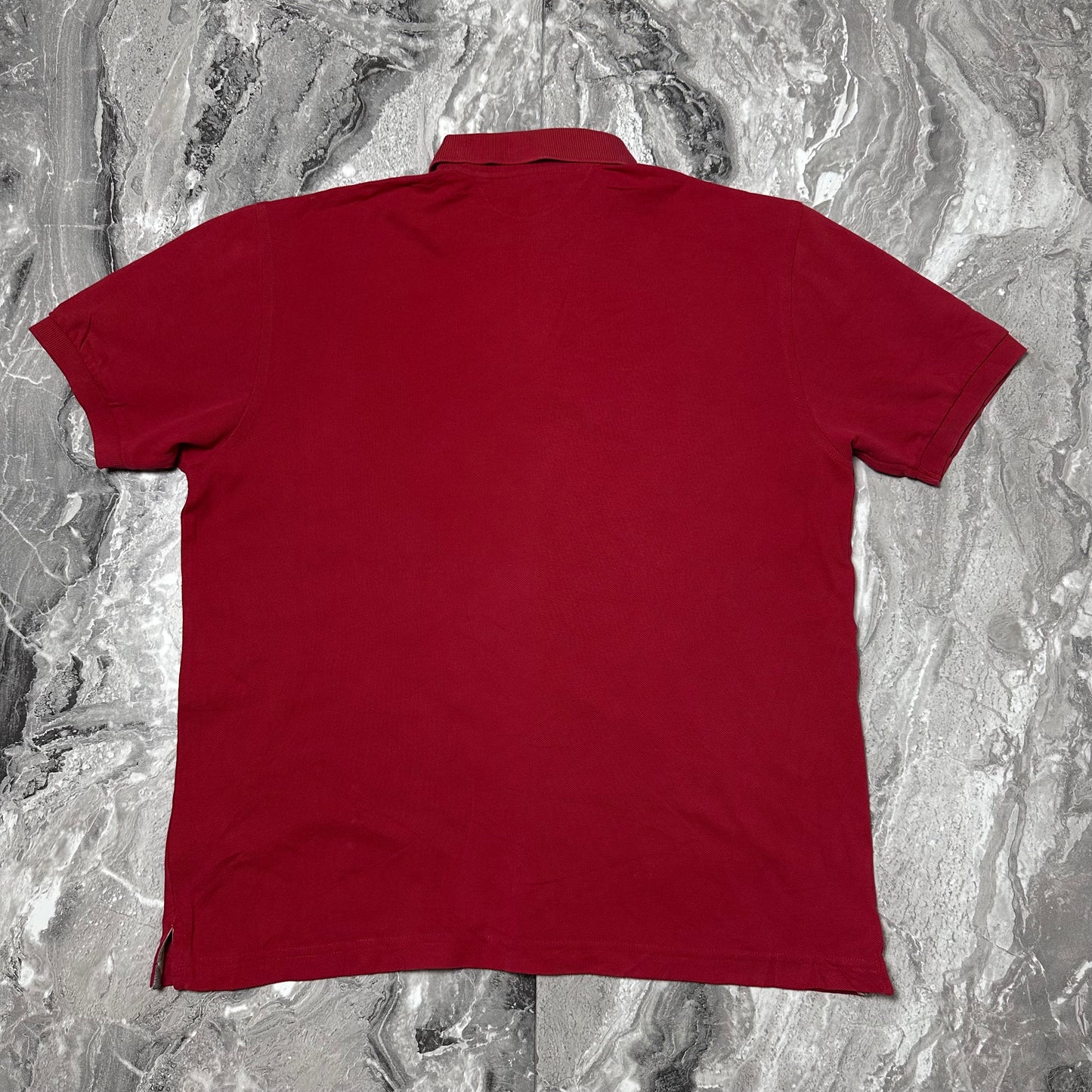 Burberry London rotes Polohemd – Größe L