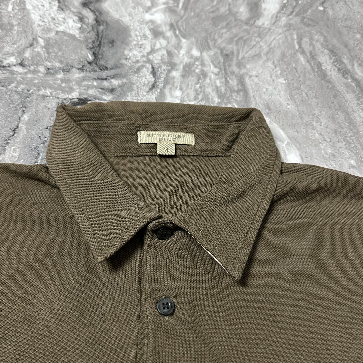 Polo Kaki Burberry Brit – Taille M