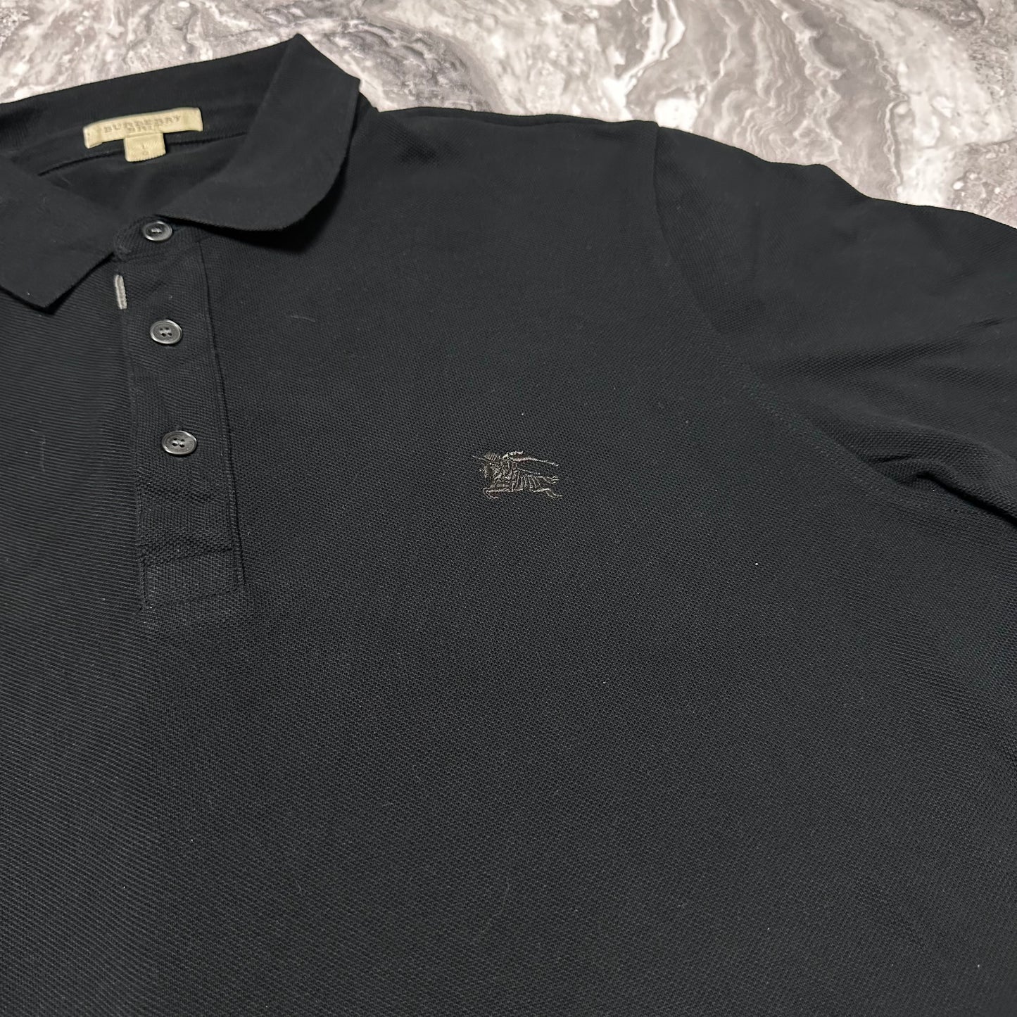 Polo Noir Burberry Brit – Taille L