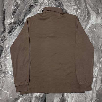 Polo manches longues taupe Burberry  – Taille M