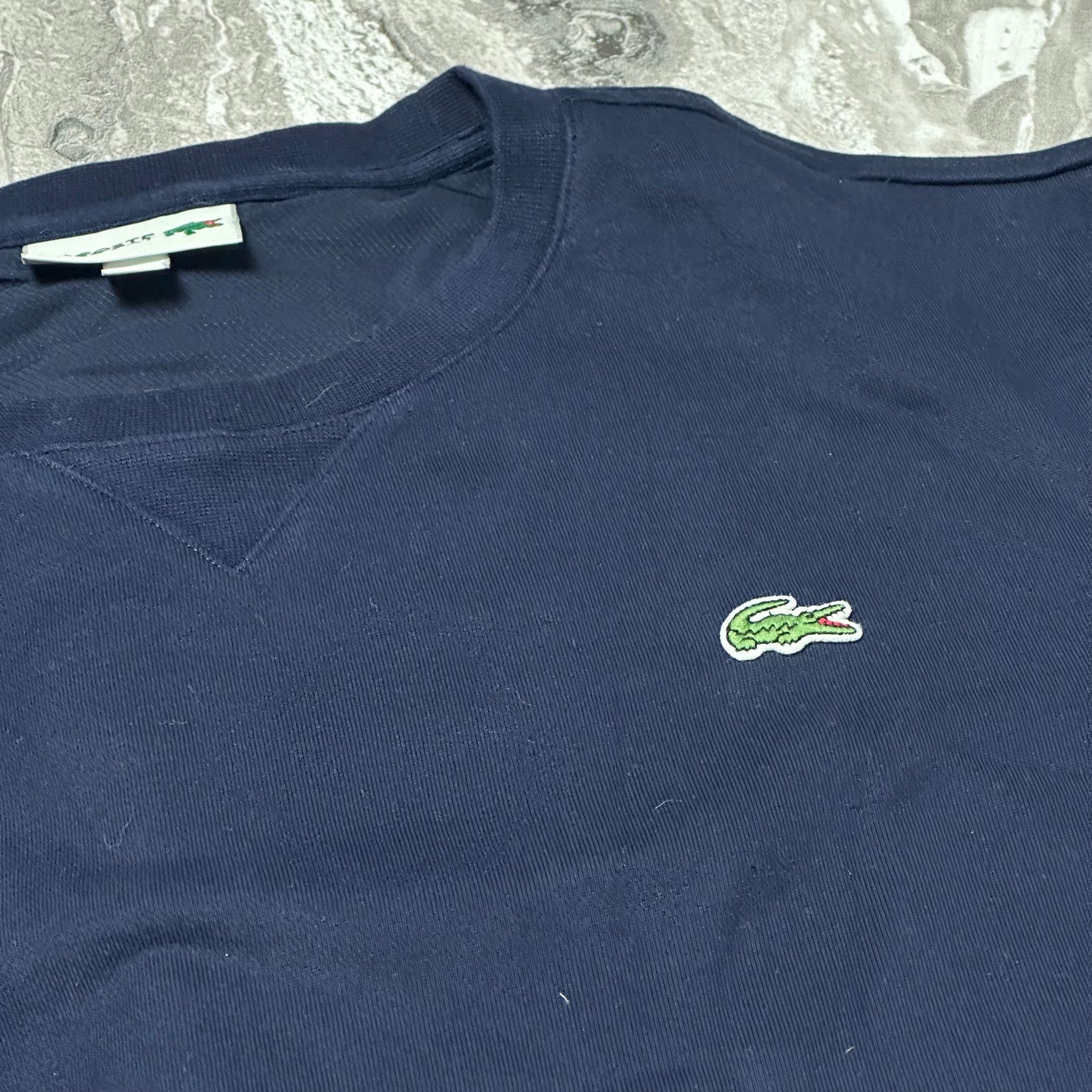 Sweat Lacoste Sport Bleu marine – Taille M