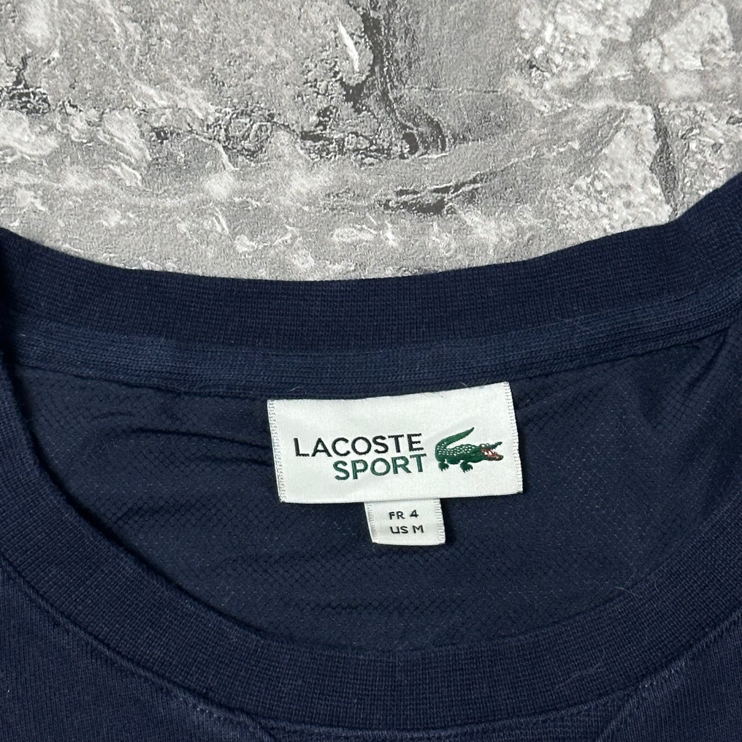 Sweat Lacoste Sport Bleu marine – Taille M