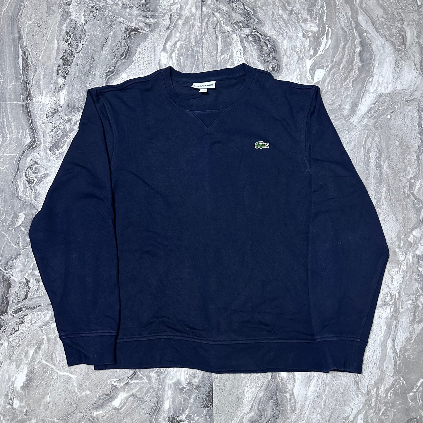 Sweat Lacoste Sport Bleu marine – Taille M
